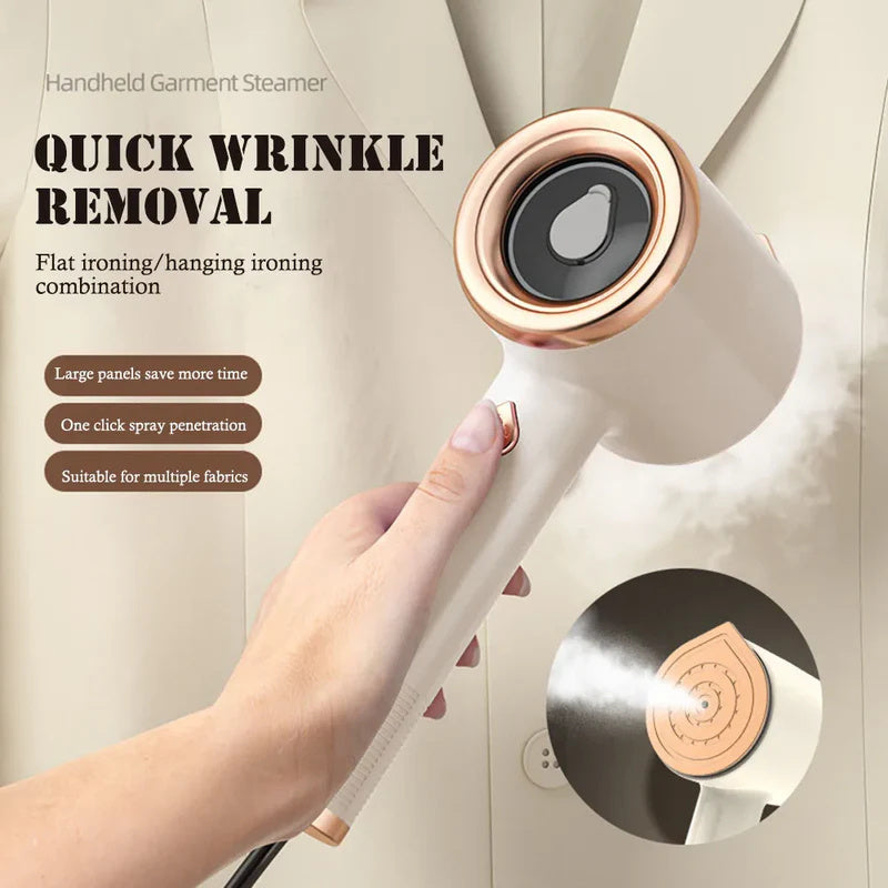 Mini Portable Handheld Garment Steamer – Travel & Home Clothes Iron